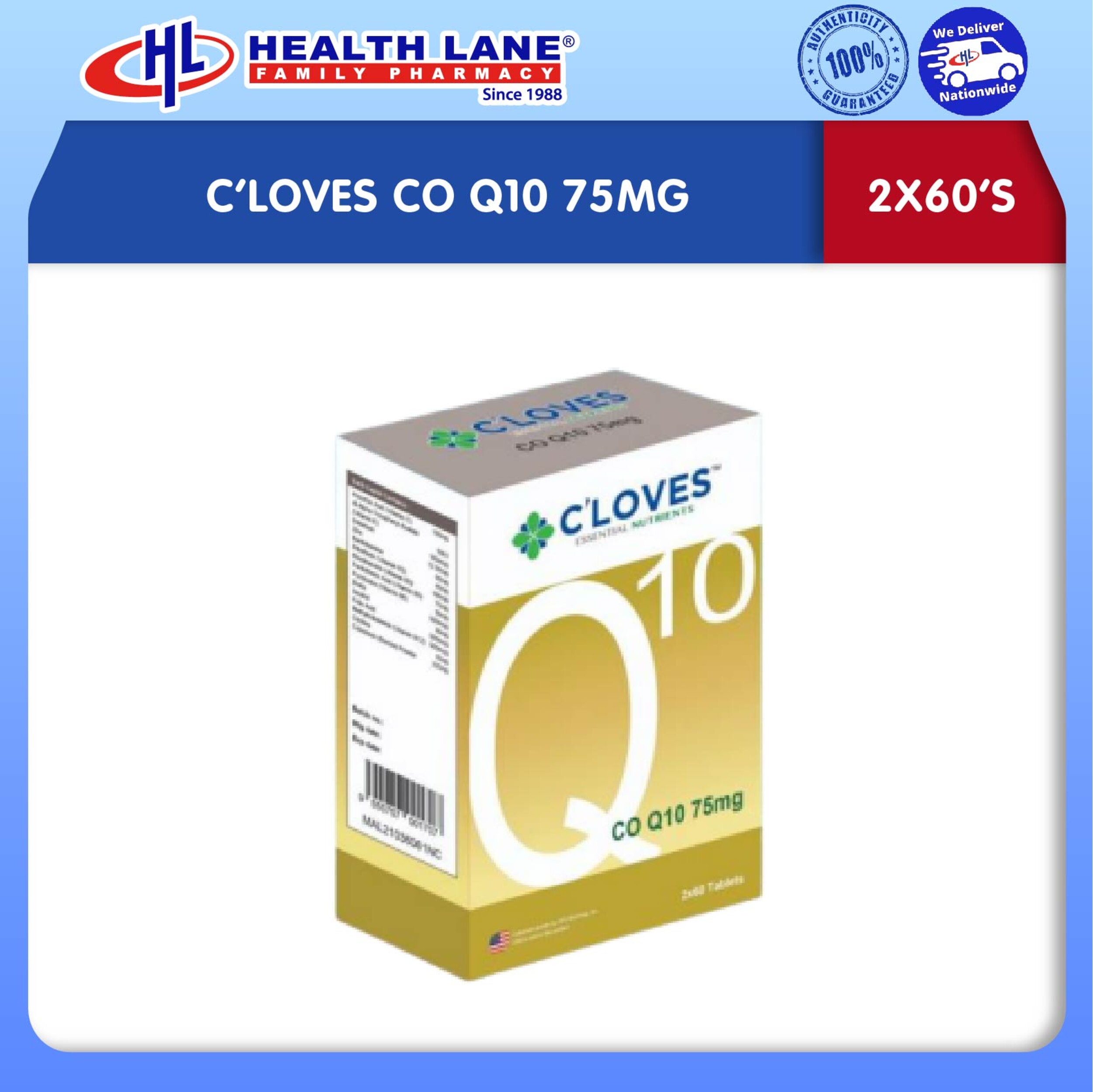 C'LOVES COQ 10 75MG (60'SX2)